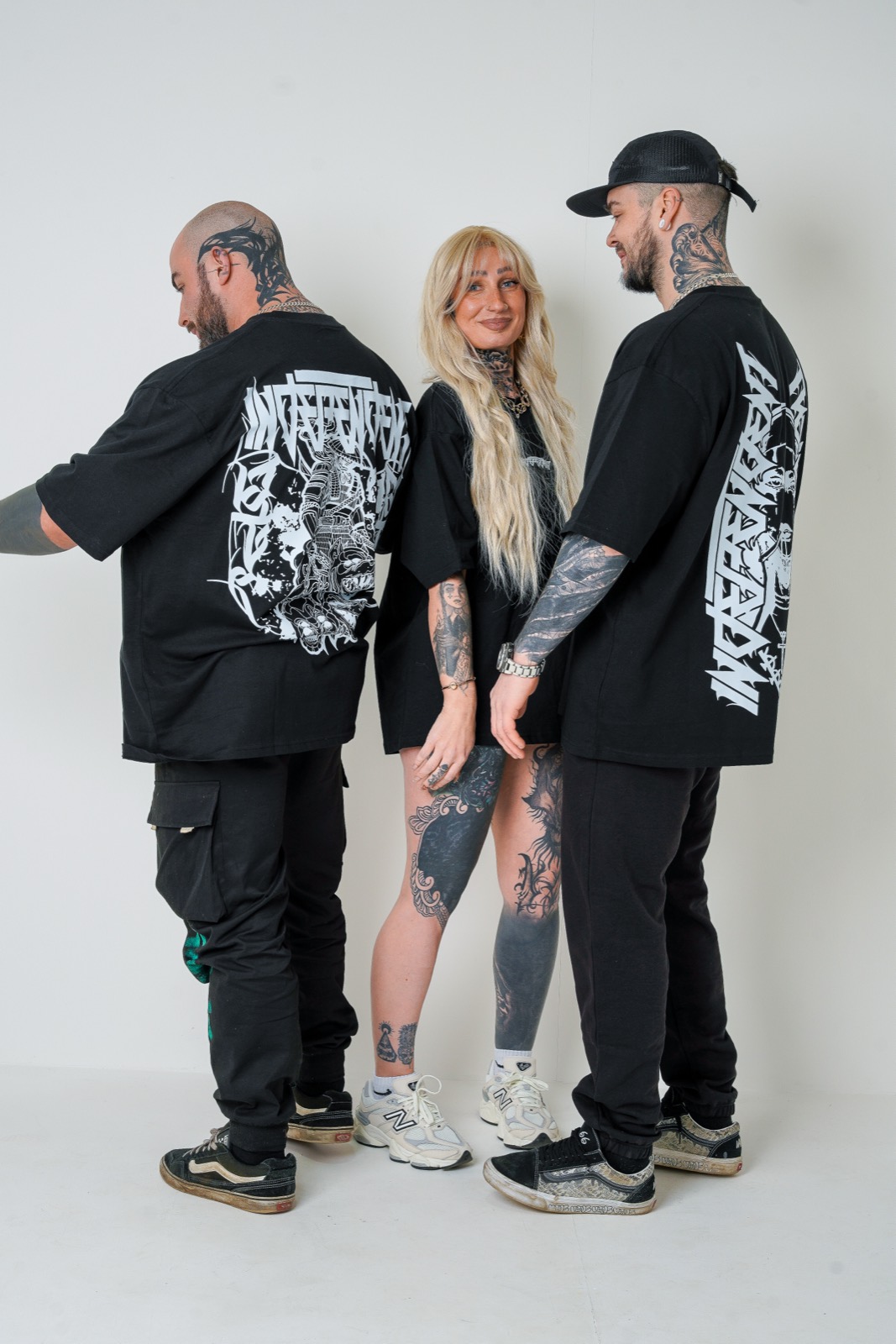SKELETON oversized tee