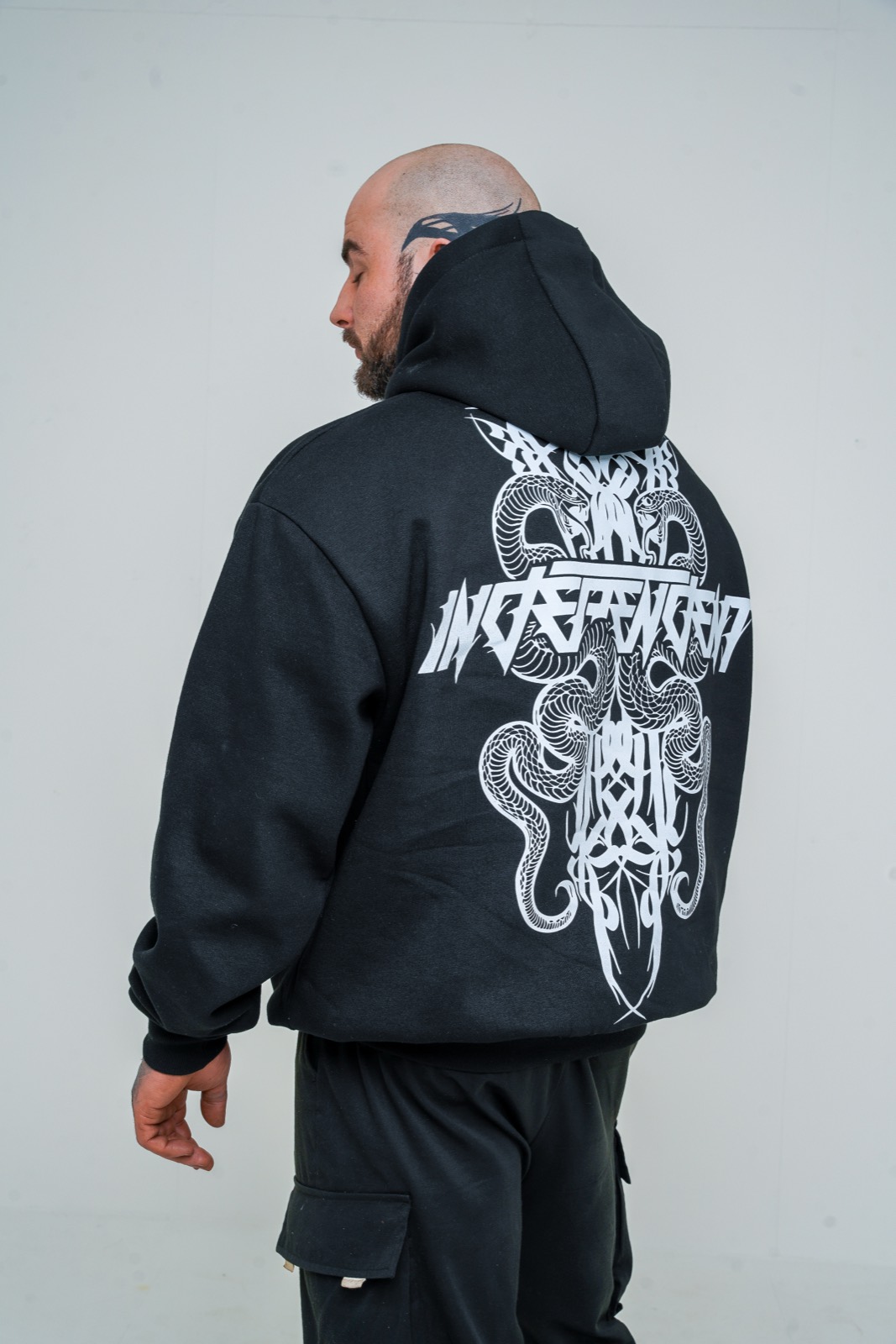 SNAKE heavy hoodie, view 2