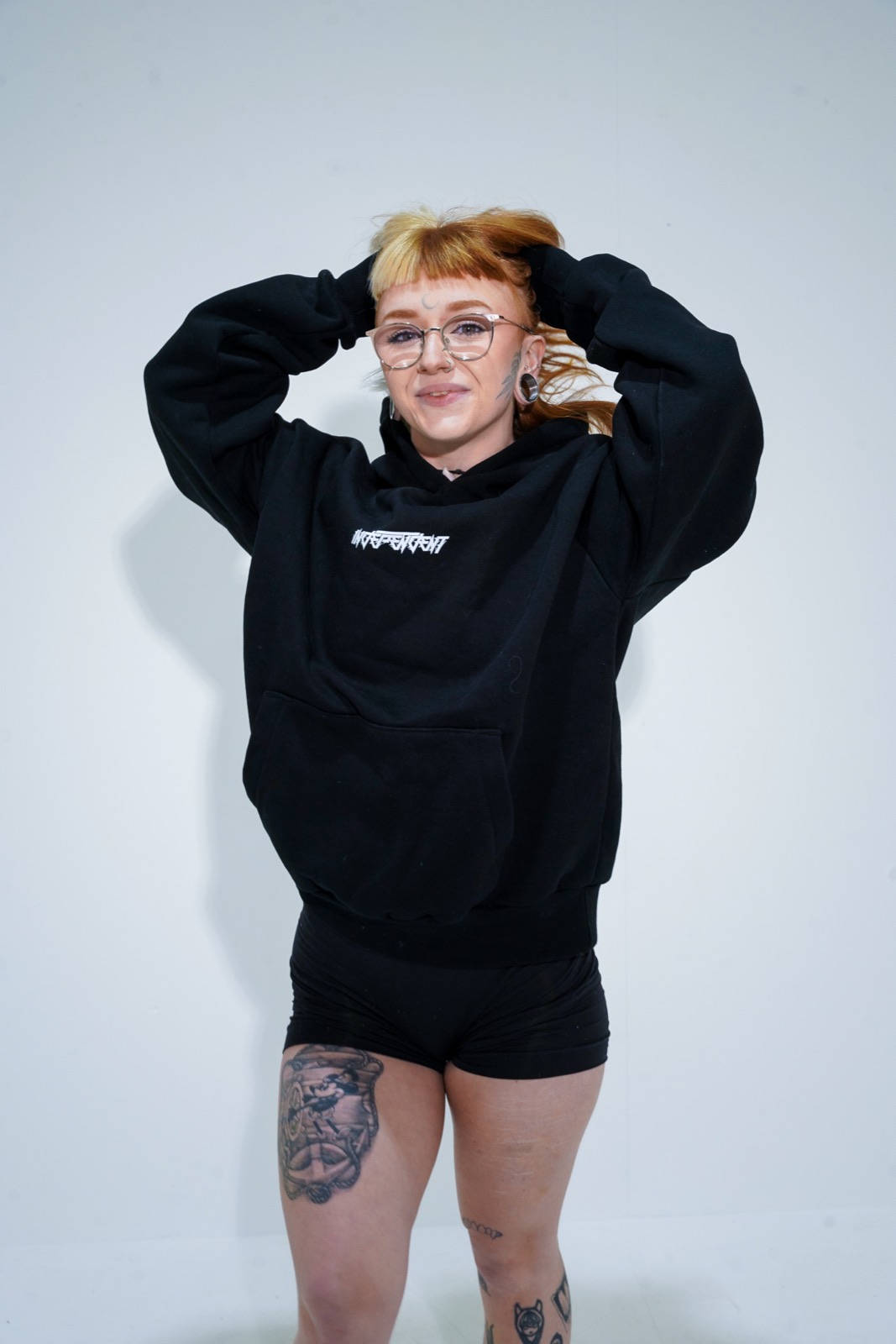 NUN heavy hoodie, view 2